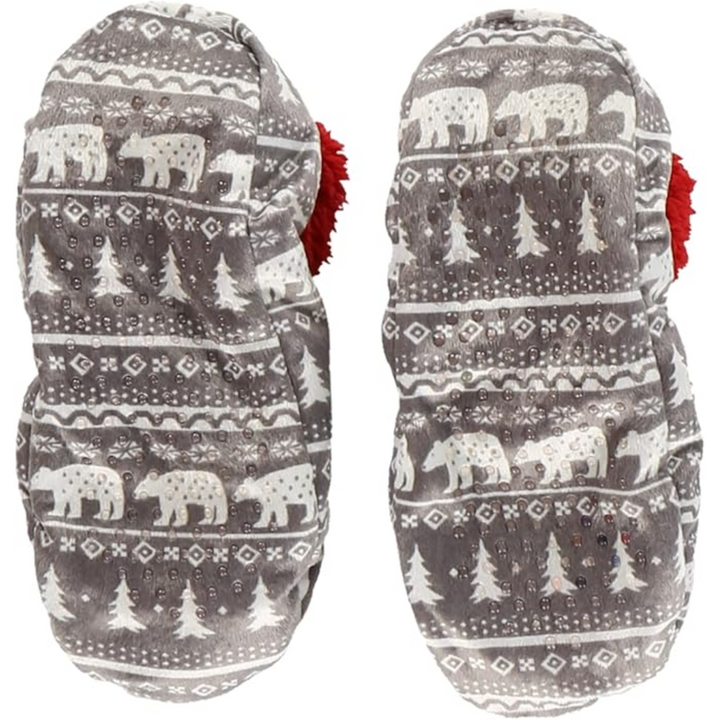 Dames Fleece Kerst Slof Sokken - HollyWarm