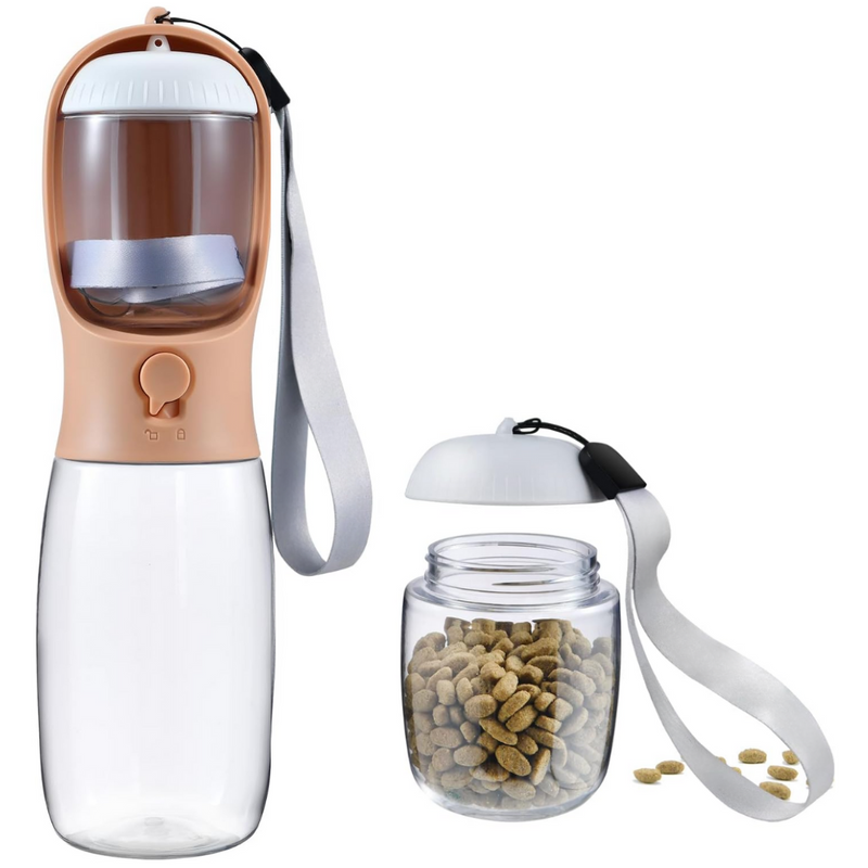 Draagbare Hond Drinkfles & Voedselcontainer