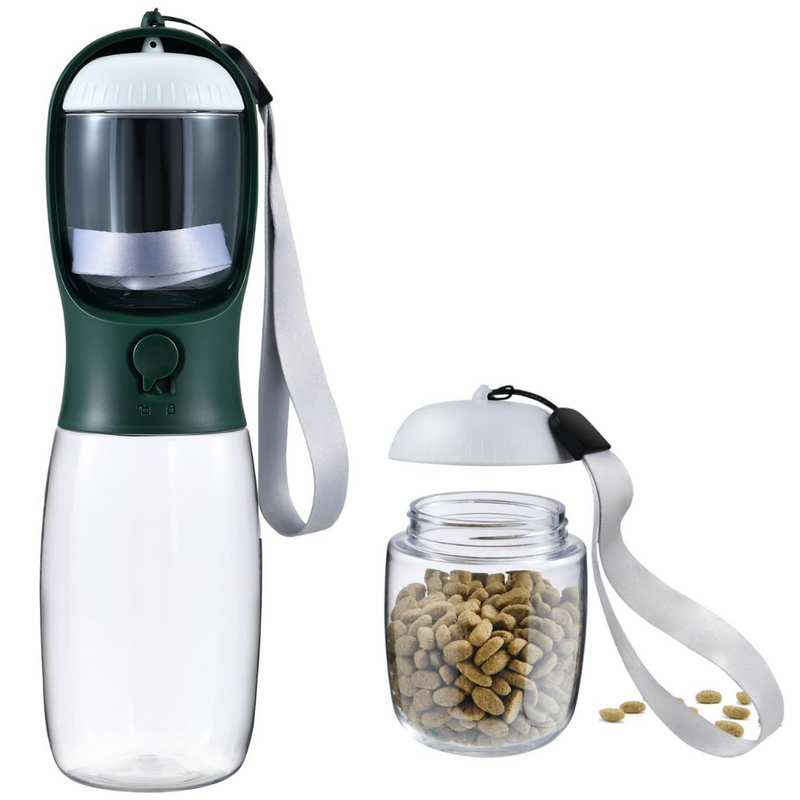 Draagbare Hond Drinkfles & Voedselcontainer
