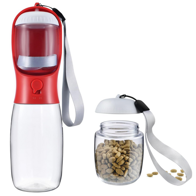 Draagbare Hond Drinkfles & Voedselcontainer