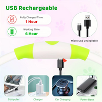 GlowSafe LED Hondenhalsband – Oplaadbaar USB Veiligheidslicht