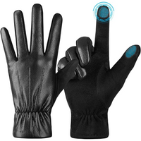 Leren Touchscreen Winterhandschoenen voor Heren - Oliver