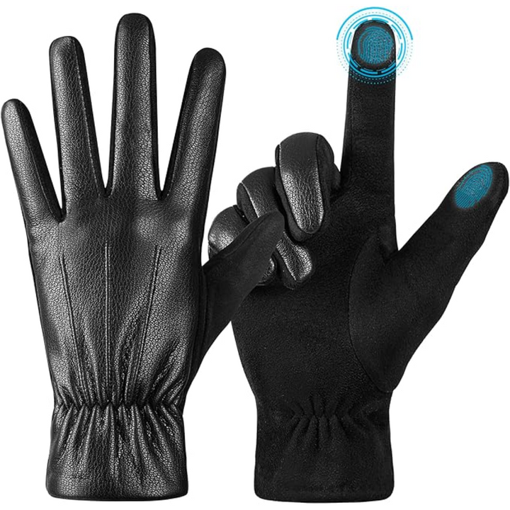 Leren Touchscreen Winterhandschoenen voor Heren - Oliver