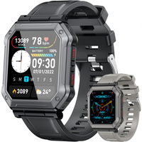 Militaire smartwatch dla mężczyzn z trackerem fitness - Wayne