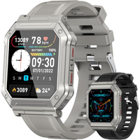 Militaire smartwatch dla mężczyzn z trackerem fitness - Wayne