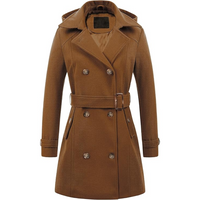Dames Gewatteerde Wintertrenchcoat met Capuchon - Nina