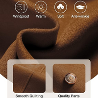 Dames Gewatteerde Wintertrenchcoat met Capuchon - Nina