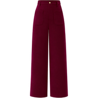 Casual Wijde Palazzo Broek met Hoge Taille en Zakken - Clarissa
