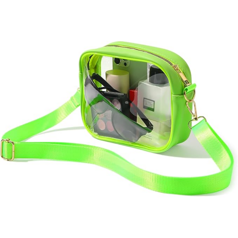 Compacte Transparante Crossbody Tas - VisiBag