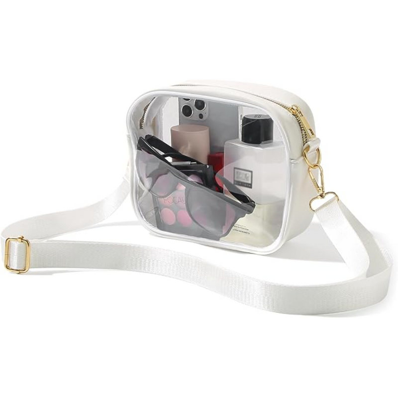 Compacte Transparante Crossbody Tas - VisiBag