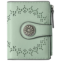 Dunne Bifold RFID Dames Portemonnee met Ritsvak - Claire