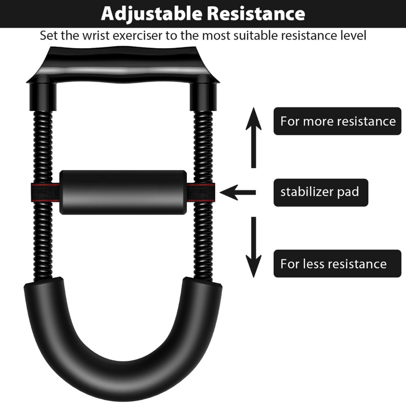 Verstelbare Pols- en Onderarm Versterker - Hand Grip Trainer