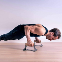Zware Houten Push-Up Handvatten - Antislip Parallettes Bars