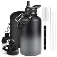Geïsoleerde Waterfles – Lekvrij & BPA-vrij met Paracord Handvat