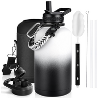 Geïsoleerde Waterfles – Lekvrij & BPA-vrij met Paracord Handvat