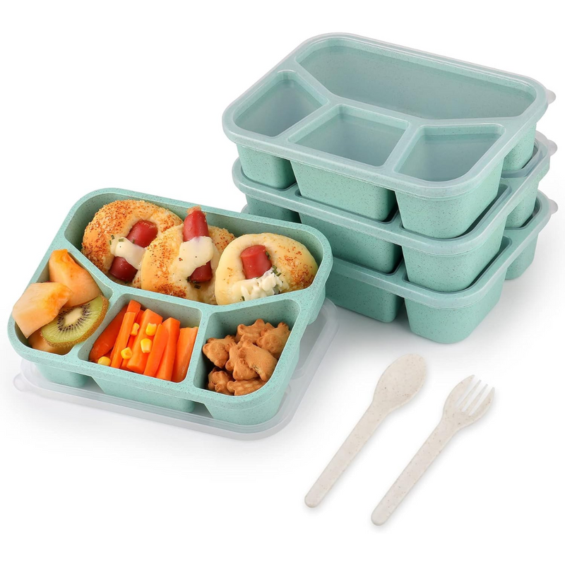 4-Pack Bento Snackdozen – 4 Compartimenten