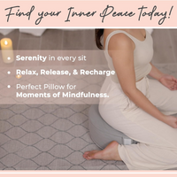 Premium Rond Boekweit Meditatiekussen – 40 cm