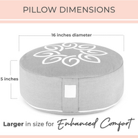 Premium Rond Boekweit Meditatiekussen – 40 cm