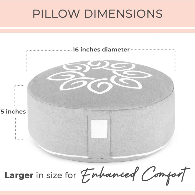 Premium Rond Boekweit Meditatiekussen – 40 cm