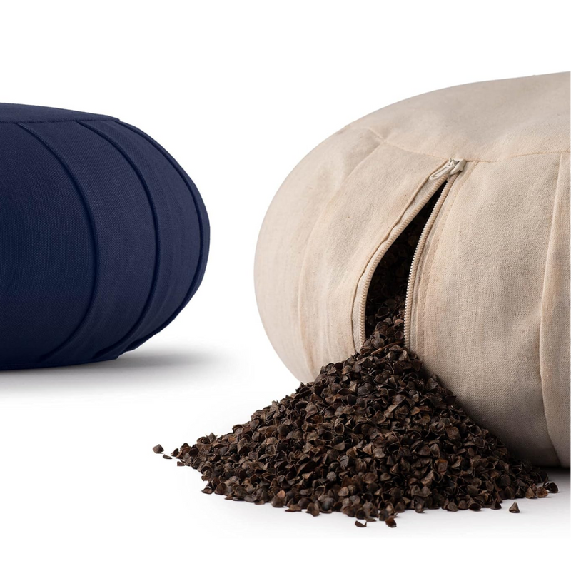 Meditatiekussen van Organic Cotton met Boekweit Hulls