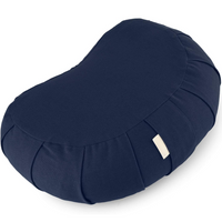 Curved Organic Cotton Meditatiekussen met Wasbare Cover
