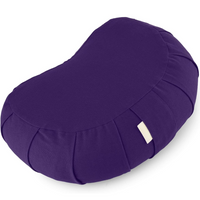 Curved Organic Cotton Meditatiekussen met Wasbare Cover