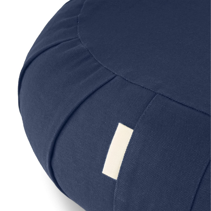 Curved Organic Cotton Meditatiekussen met Wasbare Cover