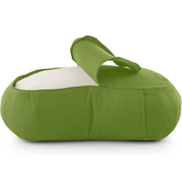 Curved Organic Cotton Meditatiekussen met Wasbare Cover