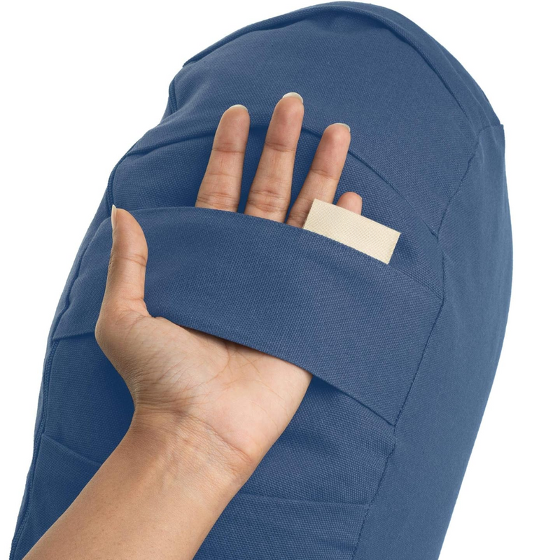 Curved Organic Cotton Meditatiekussen met Wasbare Cover