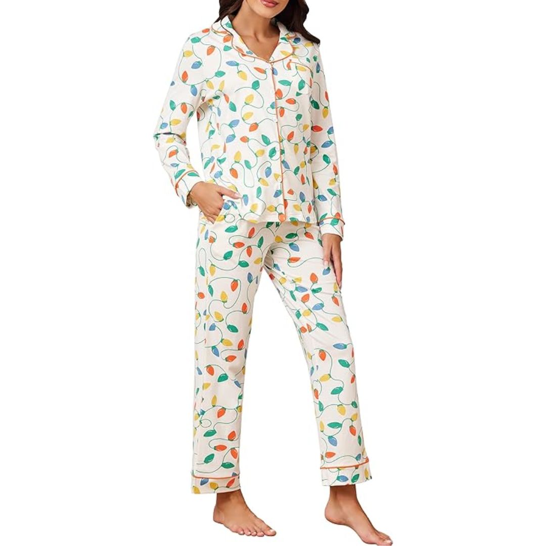 Comfortabele Katoenen Kerst Pyjama voor Dames - CottonSnug