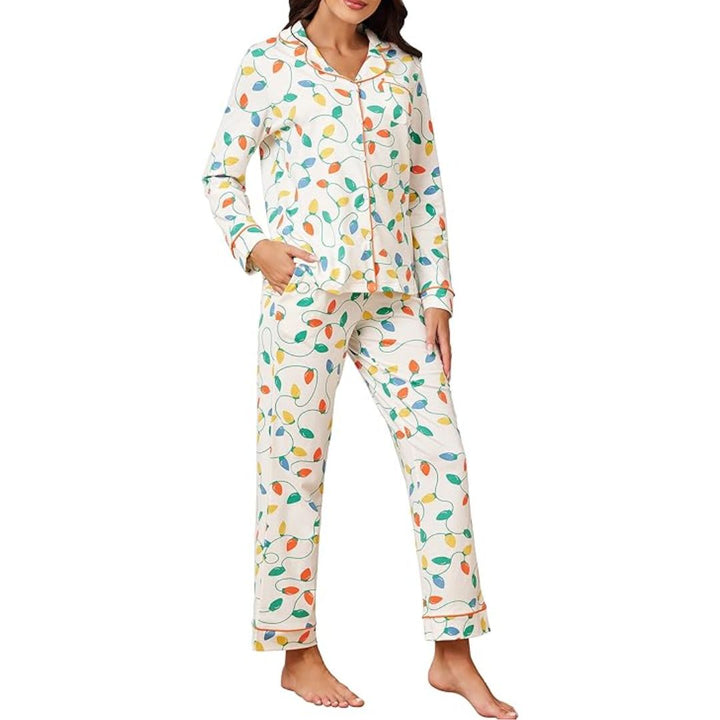 Comfortabele Katoenen Kerst Pyjama voor Dames - CottonSnug