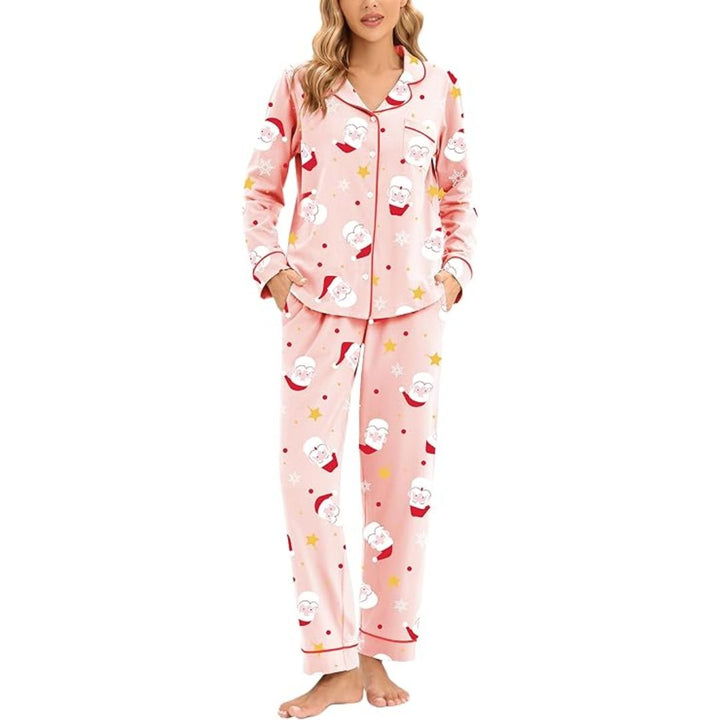 Comfortabele Katoenen Kerst Pyjama voor Dames - CottonSnug