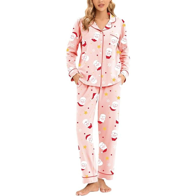 Comfortabele Katoenen Kerst Pyjama voor Dames - CottonSnug