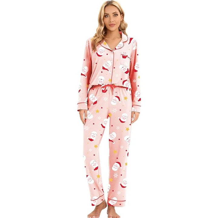 Comfortabele Katoenen Kerst Pyjama voor Dames - CottonSnug
