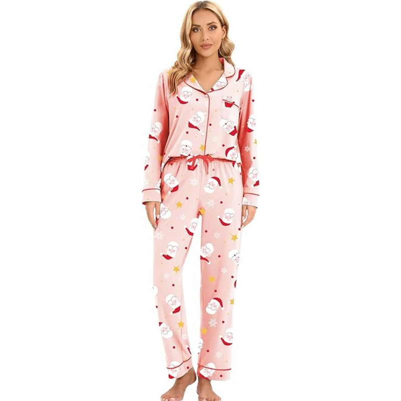 Comfortabele Katoenen Kerst Pyjama voor Dames - CottonSnug