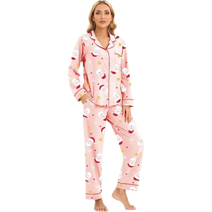 Comfortabele Katoenen Kerst Pyjama voor Dames - CottonSnug