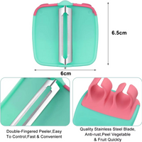 4-delige Vinger Groenten Schiller Set