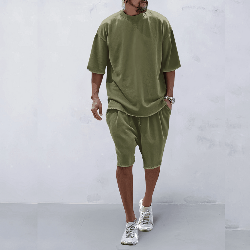 Luxe heren sportset in Loose-Fit-stijl – Cassian