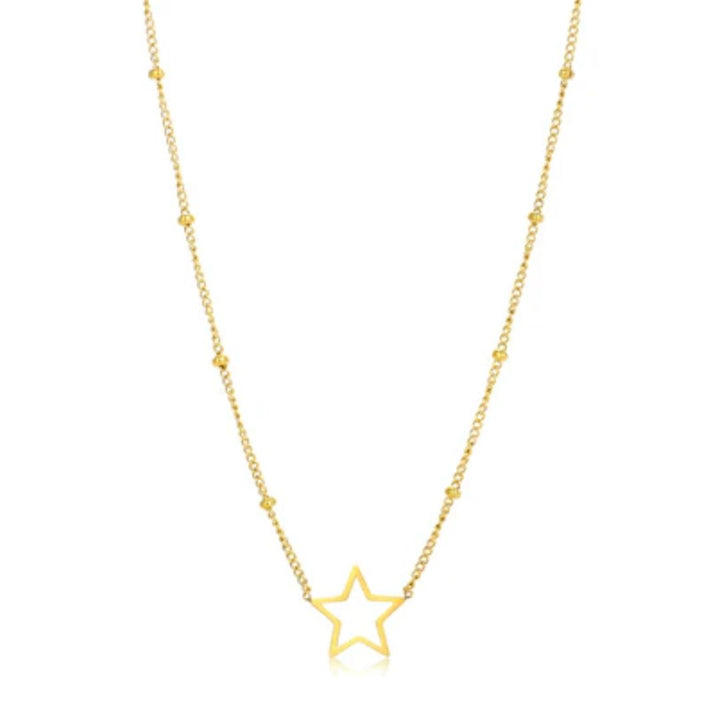 Vardi Dante™ Open Ster Ketting | Stijlvol & Veelzijdig
