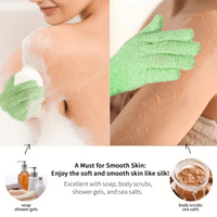 Exfoliërende Bad Handschoenen - 2-Delige Set