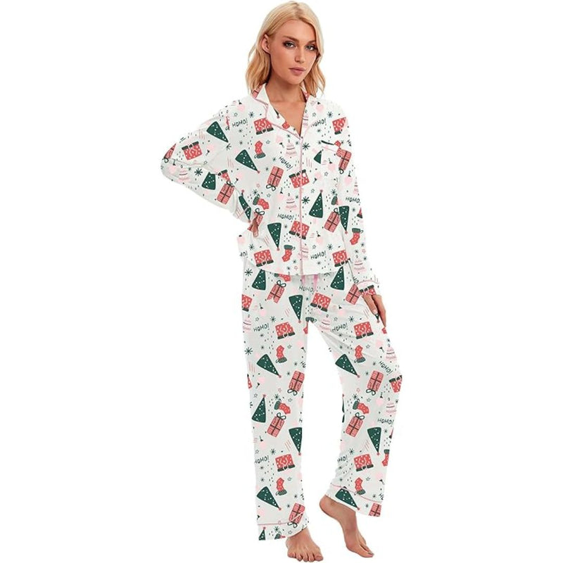 Comfortabele Katoenen Kerst Pyjama voor Dames - CottonSnug