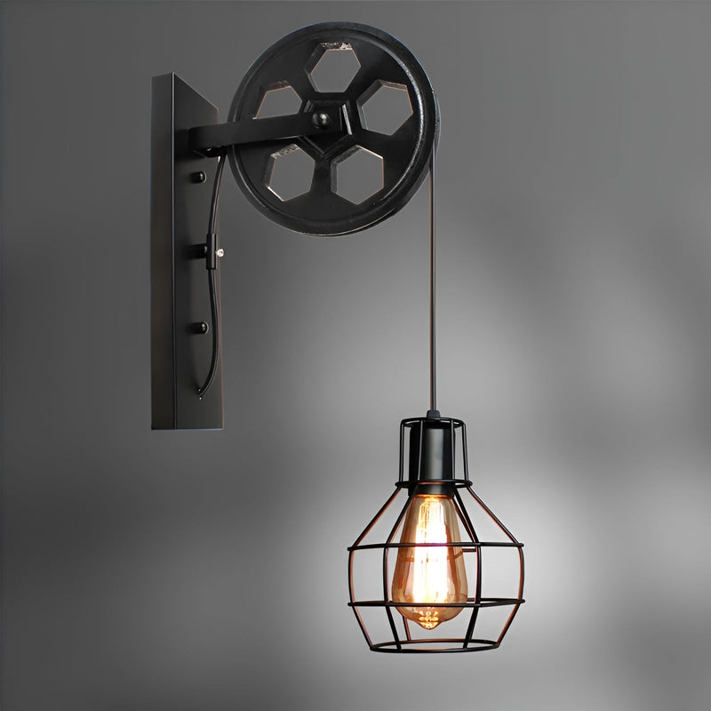 Vintage Industriële LED Wandlamp - IronGlare