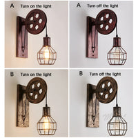 Vintage Industriële LED Wandlamp - IronGlare