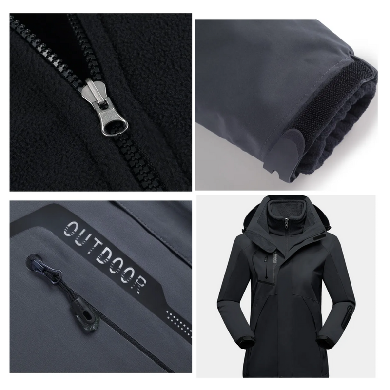 3-in-1 Outdoor Beschermjack voor Vrouwen - Luna