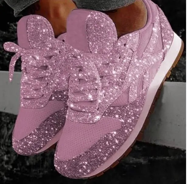 Dames Glitterschoenen met Pailletten - Livia