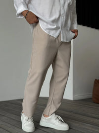 Luxe Herenbroek van Zachte Stof – Alessio