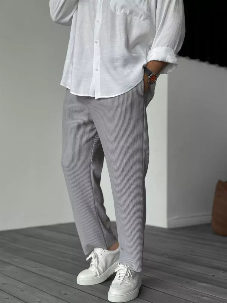 Luxe Herenbroek van Zachte Stof – Alessio