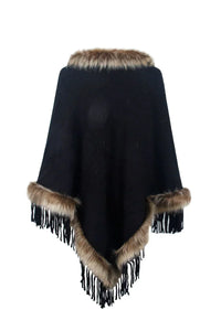 Stijlvolle Winter Poncho voor Dames - Sophie