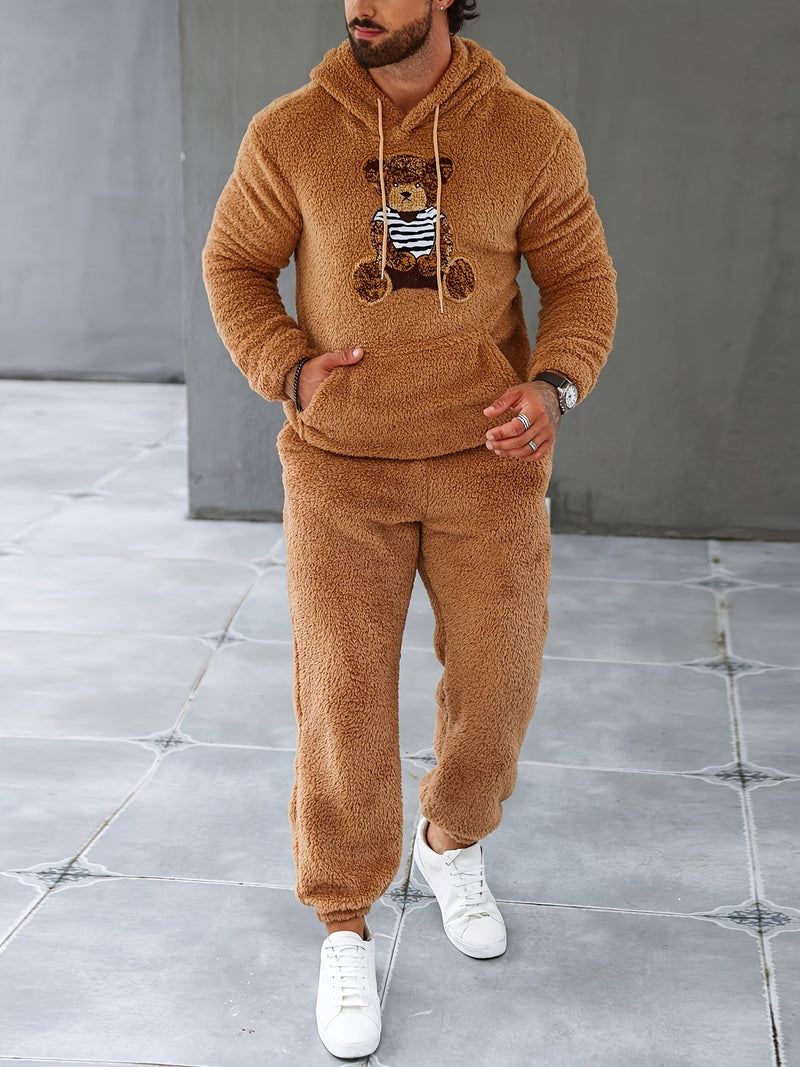 Fuzzy Fleece Tweedelige Outfitset - Logan