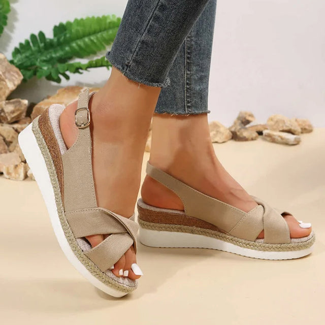 Stevige Dames Sleehaksandalen – Romy